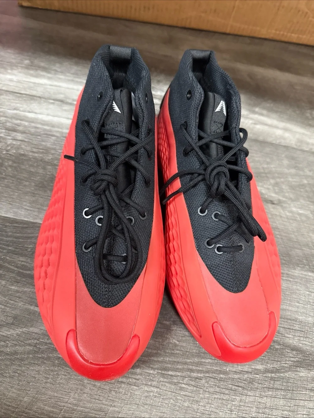 Men Adidas AE 1 Low Athletic Sneakers in Red and Black Sz 10 NEW